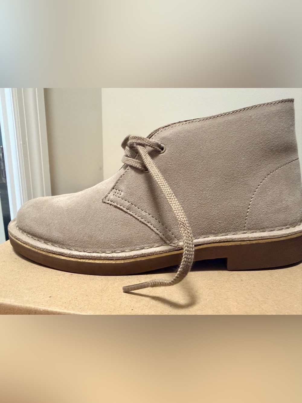 Clarks Cardboard Shoe Box in Kraft Brown
